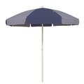 Cerrar SimplyShade SSUB865KIT-P034-P038 Tahiti 6.5 ft. Polyester Beach Umbrella with Fiberglass Ribs Navy CE2487510